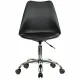 Кресло стул  "Eames MG-310 CH", хром, пластик черный, экокожа черная, 532925. Фото товара с разных ракурсов.