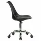 Кресло стул  "Eames MG-310 CH", хром, пластик черный, экокожа черная, 532925. Фото товара с разных ракурсов.