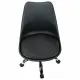 Кресло стул  "Eames MG-310 CH", хром, пластик черный, экокожа черная, 532925. Фото товара с разных ракурсов.