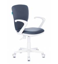 Кресло детское Бюрократ KD-W10AXSN/26-25 серый 26-25 (пластик белый)