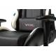 Кресло игровое геймерское Бюрократ VIKING 5 AERO WHITE черный/белый искусственная кожа. Фото товара с разных ракурсов.