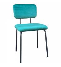 Стулья  "Dream CF-090", КОМПЛЕКТ 4 шт., черный каркас, ткань зеленая, 533253